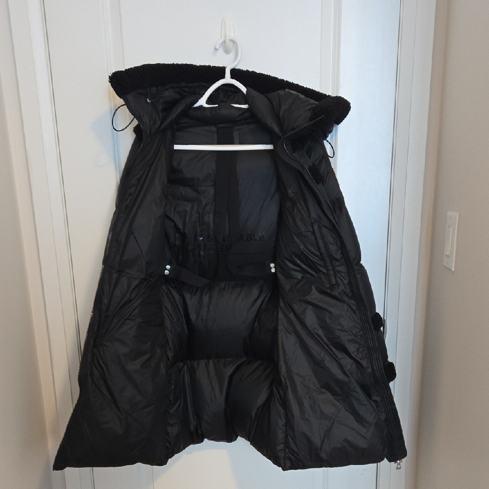 RUDSAK JULIANA W MID-LENGTH DOWN PUFFER WITH FAUX SHEARLING TRIM - NO BELT - Picture 6 of 10